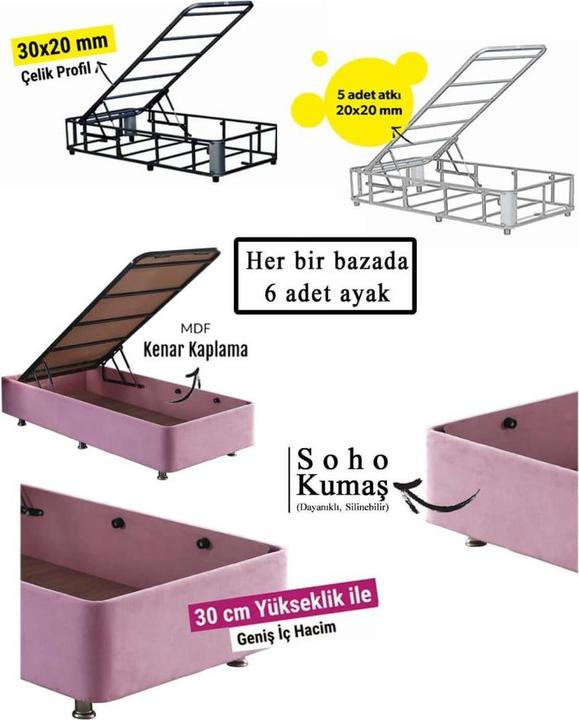 Image du produit Homitis Pinky (90 x 200 cm)