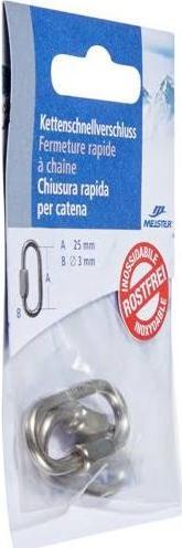 Produktbild Meister Rapid Glied INOX 3x25mm (0.03 m)