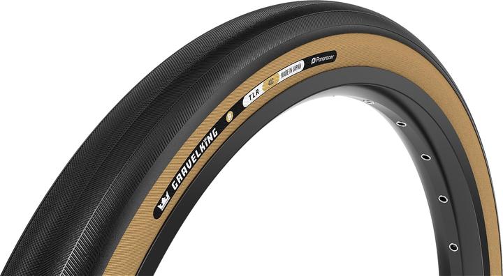Image du produit Panaracer GravelKing Slick R, Noir/Brun 2024 (30mm) (30-622)