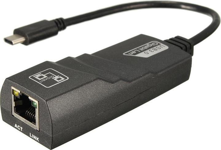 Actual product image JTI USB-C to Ethernet adapter (USB-C, RJ45 (1x))