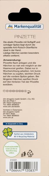 Produktbild dm ebelin Pinzette mit Softgriff