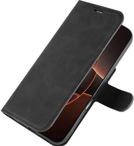 Actual product image Just in Case Pu-Leather Premium Book Case Black Apple iPhone 16 Pro Max (Apple iPhone 16 Pro Max)