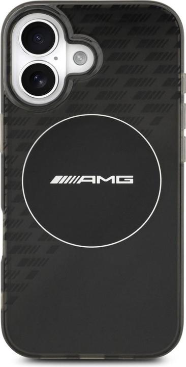 Actual product image Mercedes AMG Double Layer Transparent Smocked MagSafe Case for iPhone 17 Black (Apple iPhone 17)