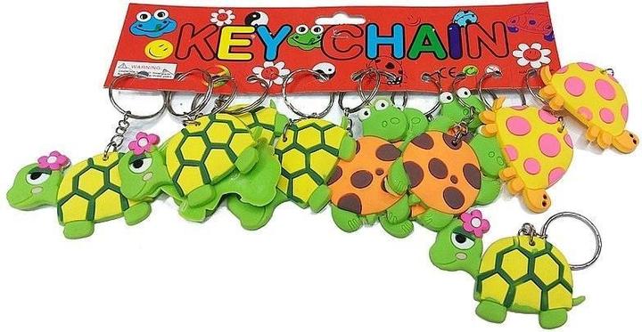 Image du produit Teka Silikon-Schildkröten-Schlüsselanhänger (12 Stück)