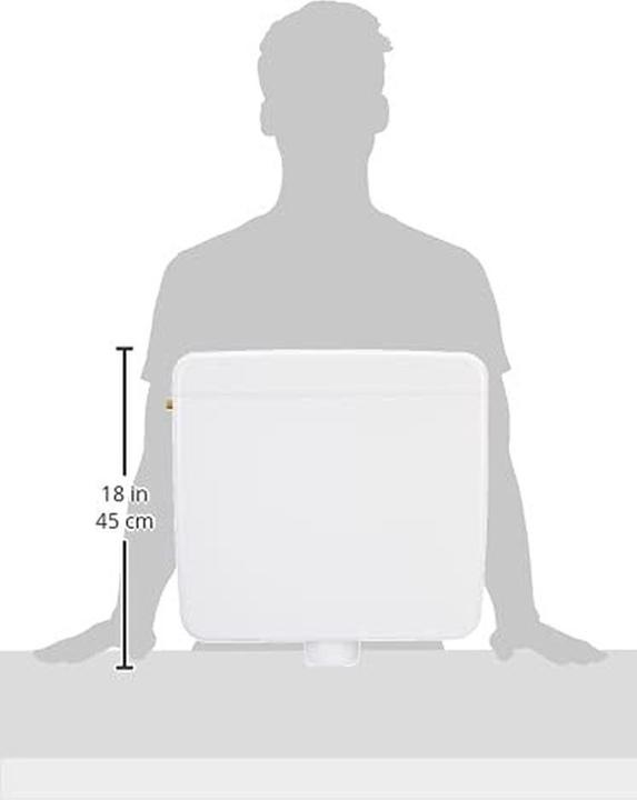 Actual product image Geberit Splkasten AP127 wei connection left, middle or right 127000111