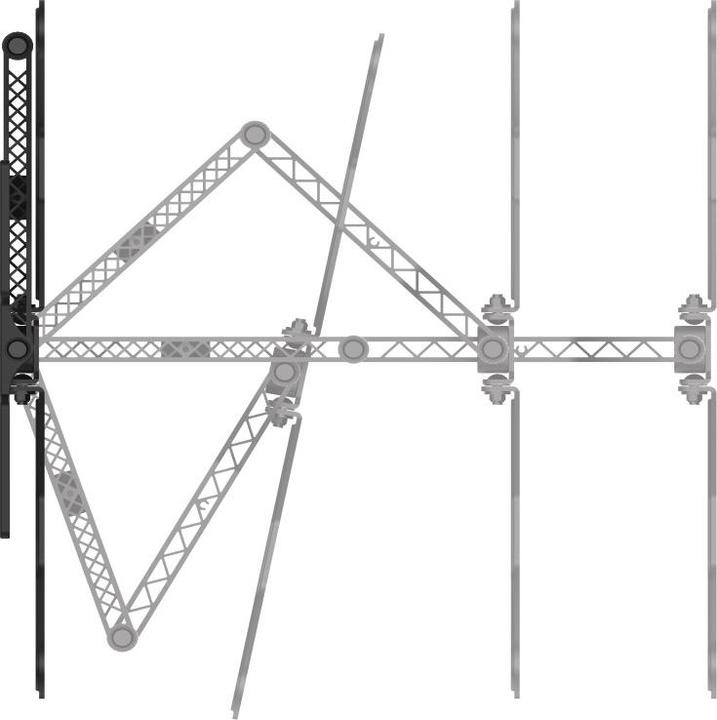 Produktbild Hama TV-Wandhalterung, schwenkbar, neigbar, extra flach, 165 cm (65") bis 30 kg (Wand, 65", 30 kg)