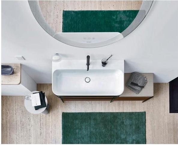 Actual product image Duravit Single lever basin mixer C.1 M with pop-up waste black matt