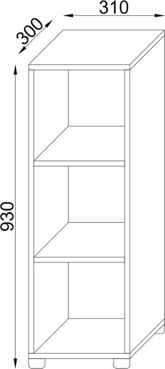 Immagine prodotto VCM Benas-3 (31 x 30 x 93 cm)