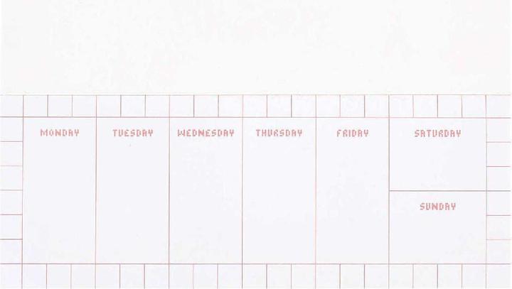Image du produit Rico Design Agenda semainier 21 x 8 cm, Pixel, L.300821