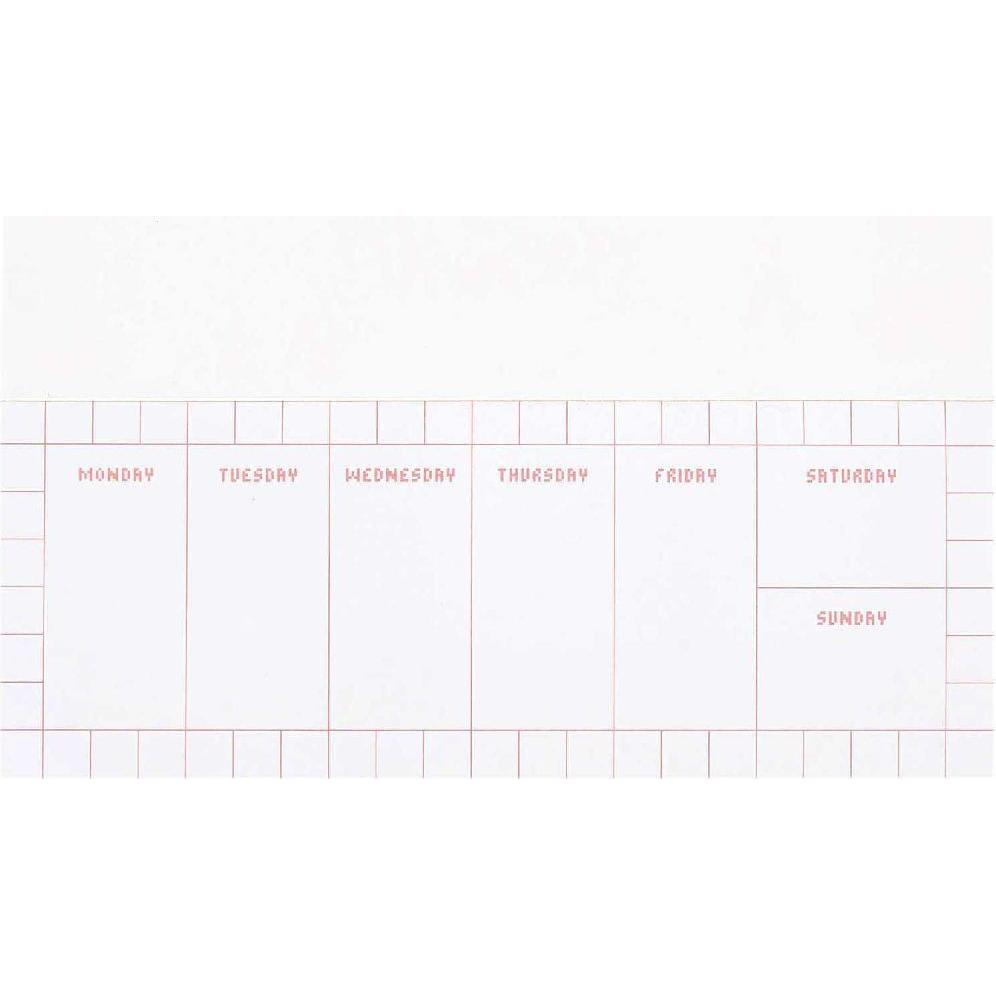 Thumbnail - Rico Design, Agenda, Wochenplaner 21 x 8 cm, Pixel, L.300821