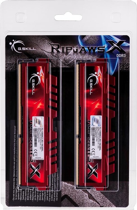 Produktbild G.Skill RipjawsX (2 x 8GB, 1333 MHz, DDR3-RAM, DIMM)