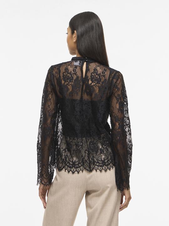 Immagine prodotto Vila VICARRIE Spitzen Oberteil mit langen Ärmeln (S)