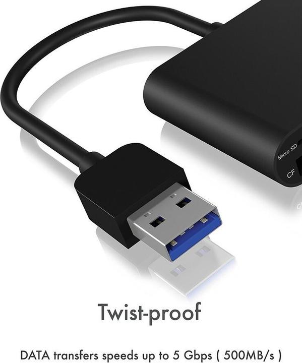 Produktbild Icy Box IB-CR301-U3, USB3.0 Multi-Kartenl. (USB 3.0)