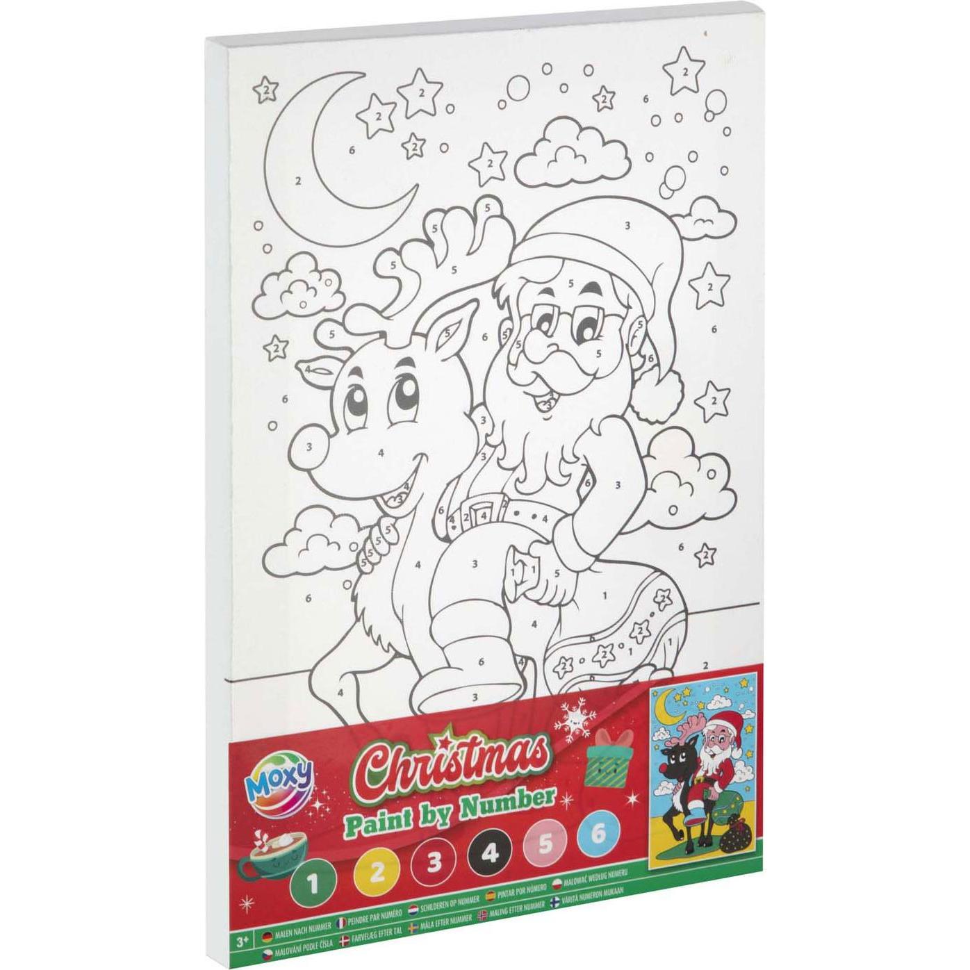 Grafix Leinwand Malen nach Zahlen Weihnachten