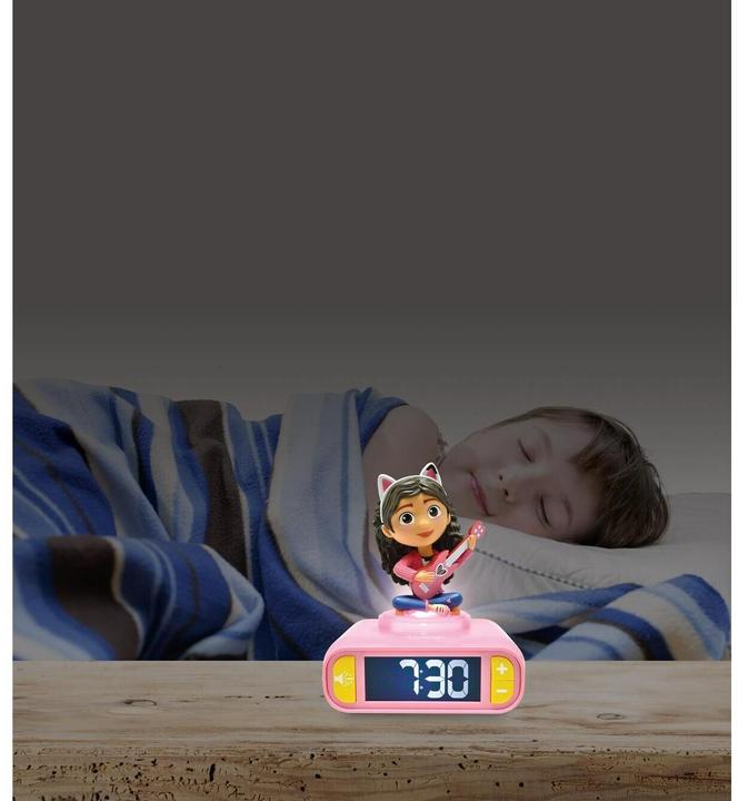 Actual product image Lexibook Gabby's Dollhouse - Alarm Clock with Night light and sounds (80114)
