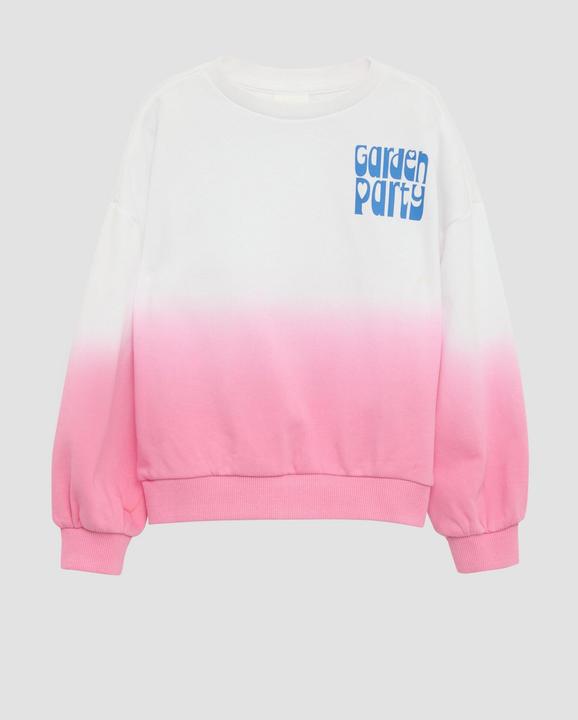 Actual product image S.Oliver Sweatshirt Oversized Sweatshirt mit Print und Farbverlauf (116, 122)
