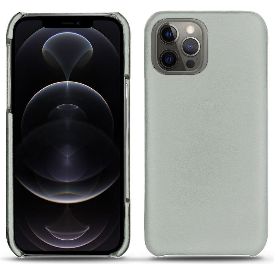 Noreve Lederschutzhülle (Apple iPhone 12 Pro), Smartphone Hülle, Grau