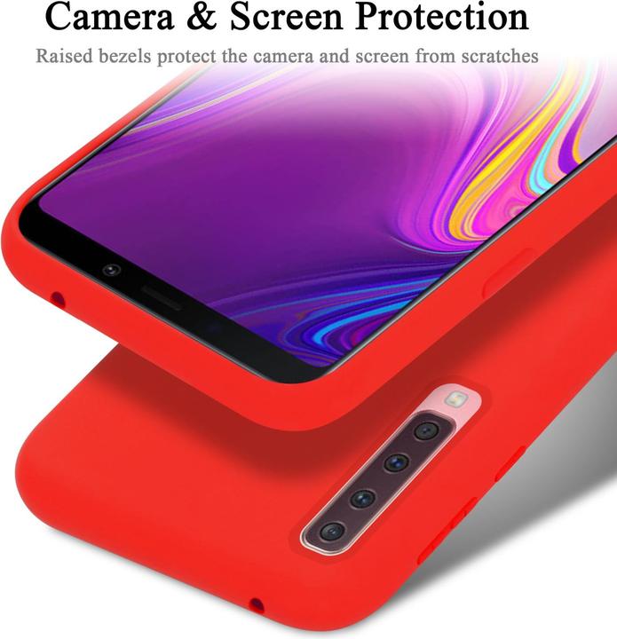 Actual product image Cadorabo TPU Liquid Silicone Case Cover for Samsung Galaxy A9 2018 (Samsung Galaxy A9 (2018))