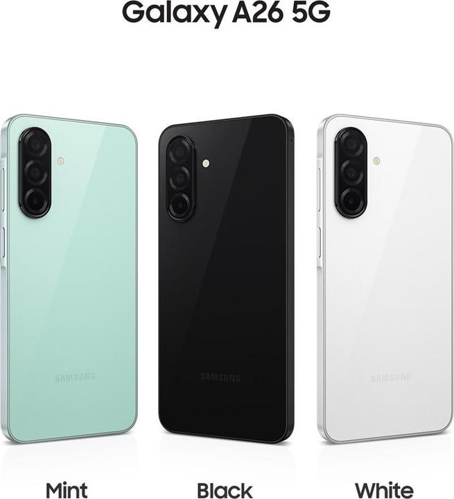 Produktbild Samsung Galaxy A26 Enterprise Edition (128 GB, Black, 6.70", Hybrid Dual SIM, 5G)