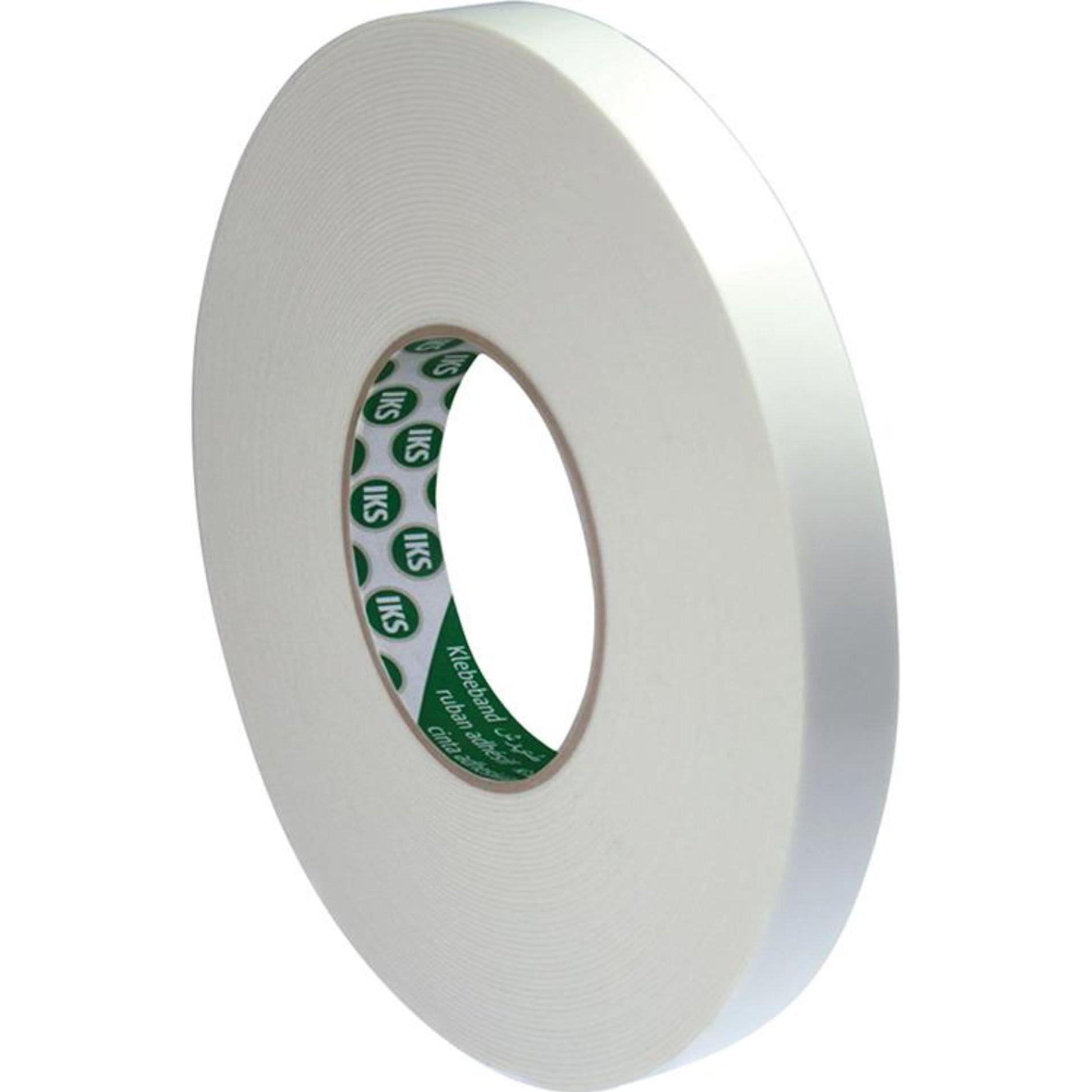 IKS, Nastro adesivo, Biadesivo. Schiuma adesiva D8910 10mx19mm (19 mm)