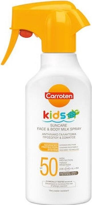 Immagine prodotto Carroten Sensicare Kids Latte solare viso e corpo spray 270ml Spf50 (Latte solare, SPF 50, 270 ml)