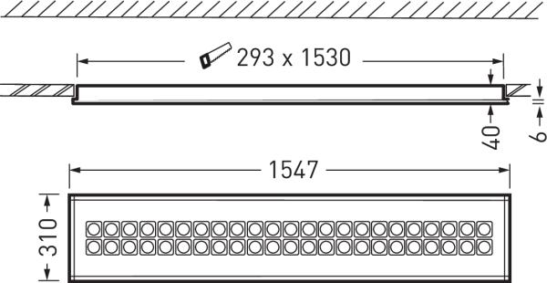 Produktbild Trilux TRIL LED-Einbauleuchte (6200 lm)