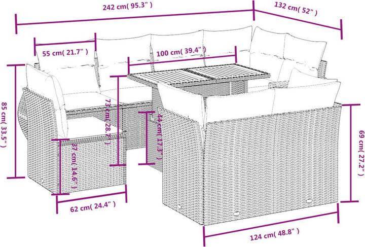 Produktbild vidaXL Hendrix
