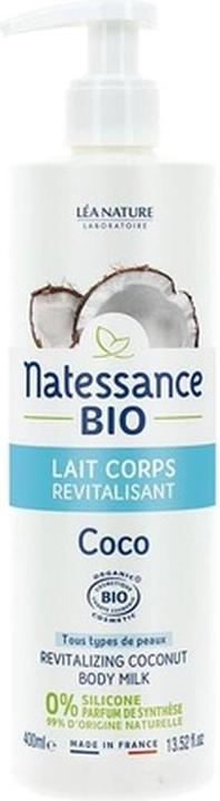 Produktbild Natessance Organic Revitalizing Coconut Body Milk 400ml (Körpermilch, 400 ml)