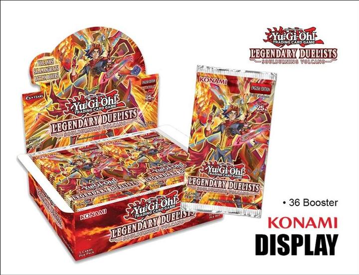 Actual product image Yu-Gi-Oh ! Legendary Duelists: Soulburning Volcano présentoir boosters (36) *ALLEMAND* (German, Booster Pack)
