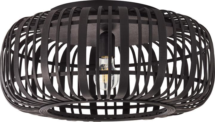 Produktbild Brilliant Woodrow Deckenleuchte 51cm holz dunkel/schwarz (E27)