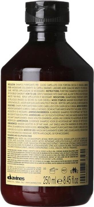 Valori nutrizionali e ingredienti Davines Purificazione naturale (250 ml, Shampoo liquido)