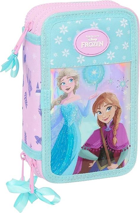 Produktbild Safta Frozen / Die Eiskönigin - "Cool Days" Mäppchen mit 3 Fächern und Inhalt - 20 cm