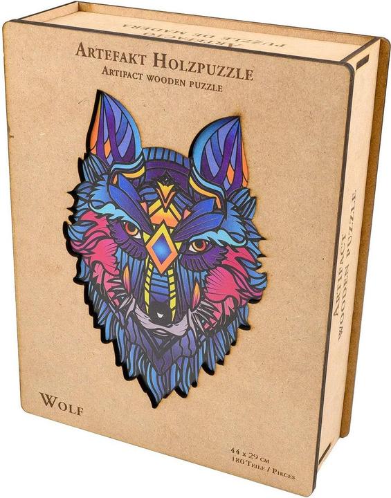 Philos Artefakt Holzpuzzle in Katze (160 Teile)