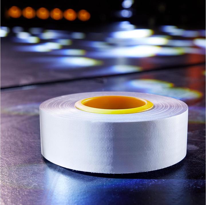 Image du produit Defender EXA-TAPE® BY 50 ERGO-CORE - Ruban adhésif tissé premium avec ERGO-Core | noir/jaune | brillant | 50 (50 mm)