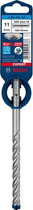 Actual product image Bosch Professional Zubehör EXPERT SDS plus-7X hammer drill, 11 x 100 x 165 mm (11 millimetres)