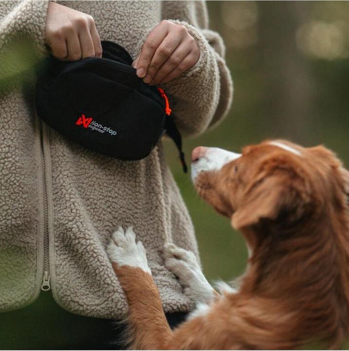 Actual product image Non-Stop Dogwear Non-Stop - Trail Quest belt bag - Black (One size, Agility)