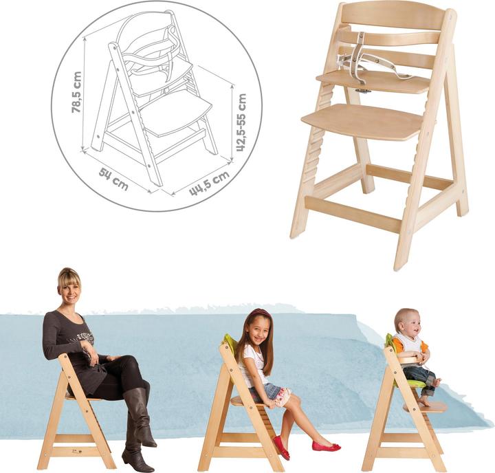 Actual product image Roba Stair high chair with seat reducer Little Stars (Stair high chair)
