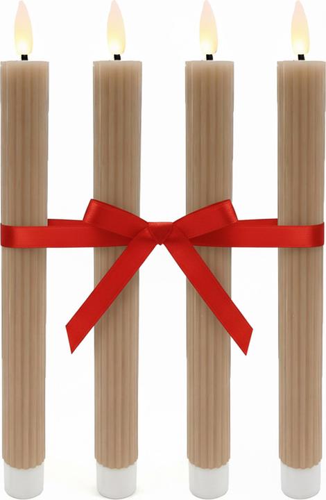 Actual product image Relaxdays 4x LED tapers (4x)