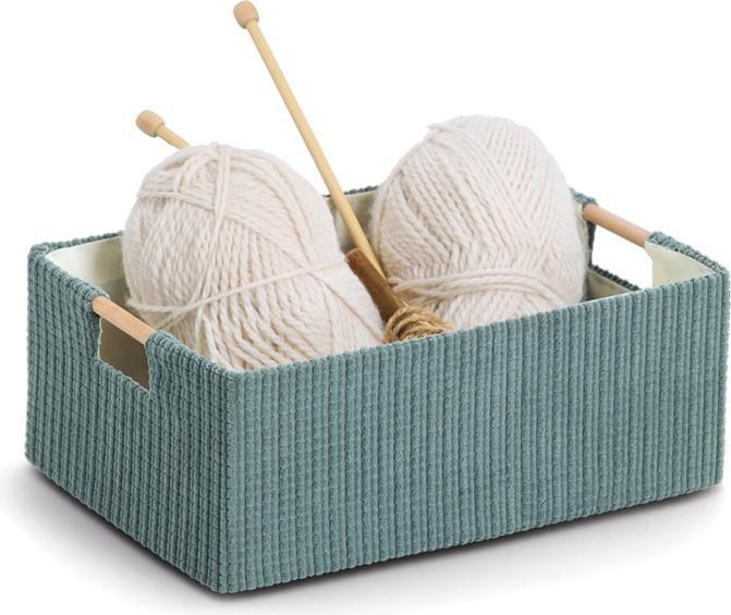 Produktbild Zeller Present Aufbewahrungskorb mit Holzgriffen 34x23.5x13 cm