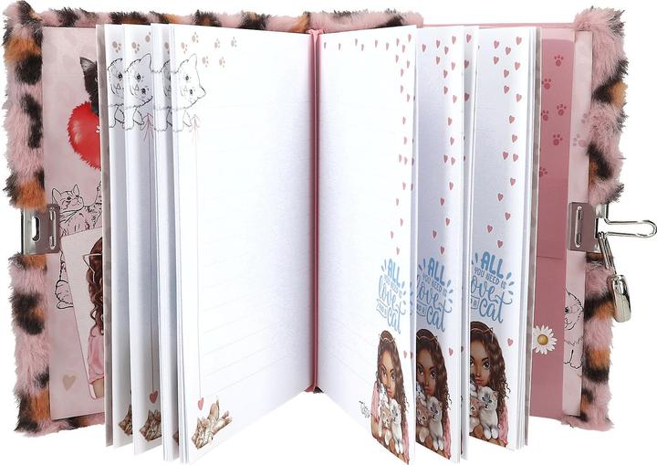 Image du produit Top Model TOPModel - COSY CAT Diary With Lock Pink ( 0413357 ) (À rayures)