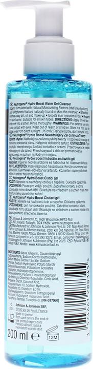 Actual product image Neutrogena Hydro Boost (Cleansing gel, 200 ml)