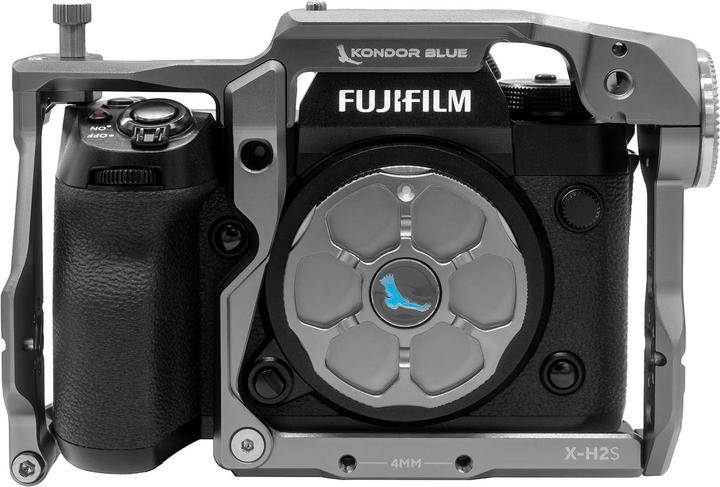 Actual product image Kondor Blue Fujifilm XH2S Cage (Space Gray)
