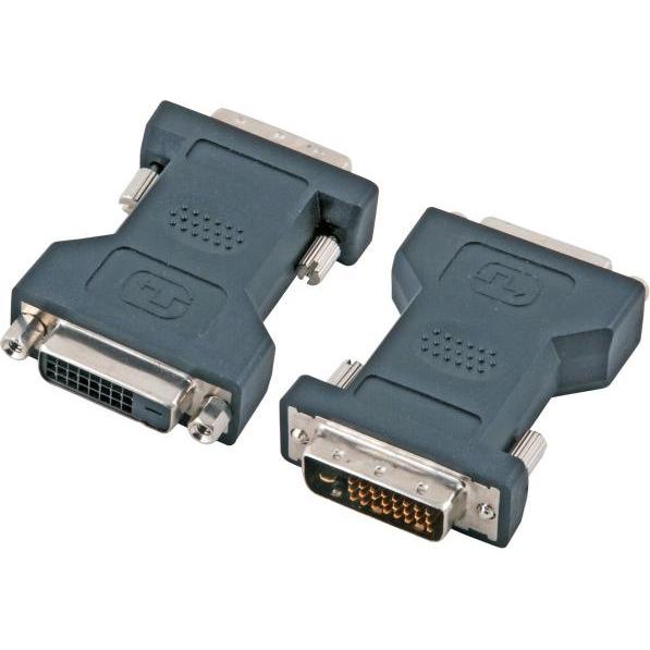 Thumbnail - EFB Elektronik DVI-D 24+1 Adapter Stecker/Buchse (DVI), Data + Video Adapter, Schwarz