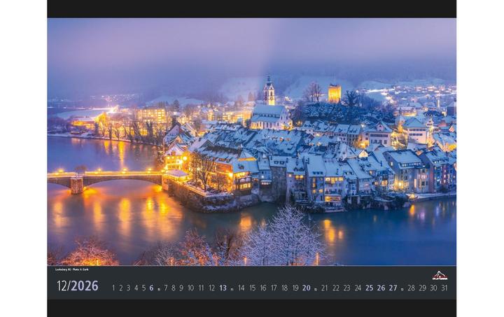 Actual product image Light of Switzerland 2026 (No binding, English)