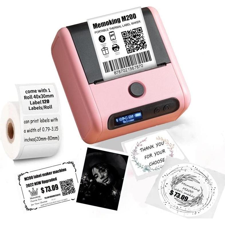 Thumbnail - Phomemo M200 Czarny (203 dpi), Etikettendrucker, Schwarz