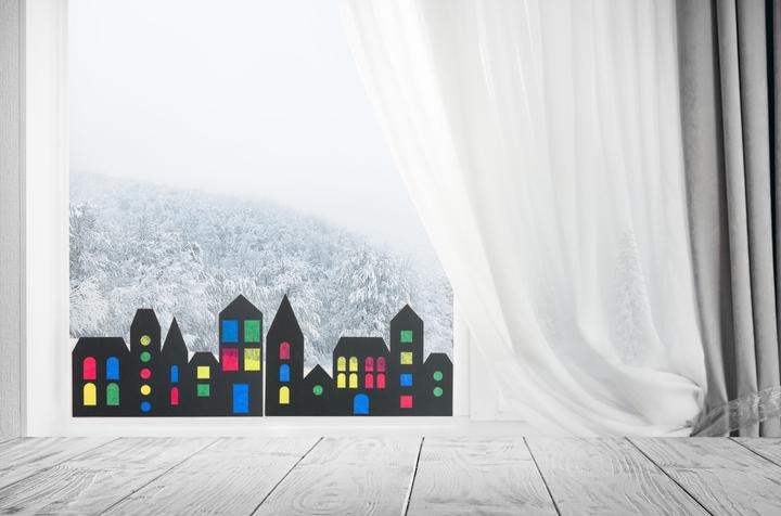 Image du produit Betzold Ville de tableaux de fenêtre, 12 pièces (300 g/m², 12x)