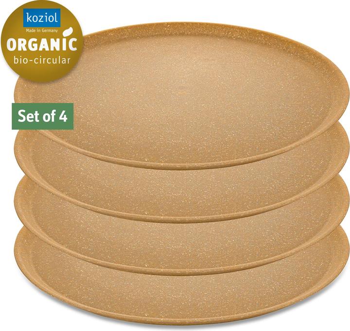 Produktbild Koziol Speiseteller Connect 25.5 cm, 4 Stück, Beige (4 x, 25.50 cm)