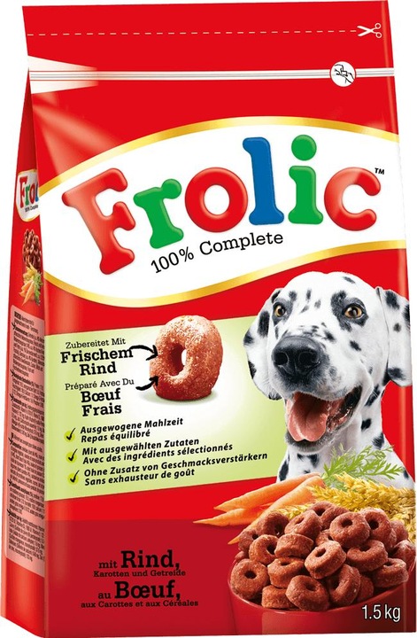 Immagine prodotto Frolic 100% Completo (Adulto, Junior, Senior, 1 pz., 1500 g)