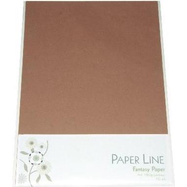 Hobby2you, Schreibstifte, Fantasy karton 180g A4 10stk i pakke lysebrun (Lysebrun, 10 x)