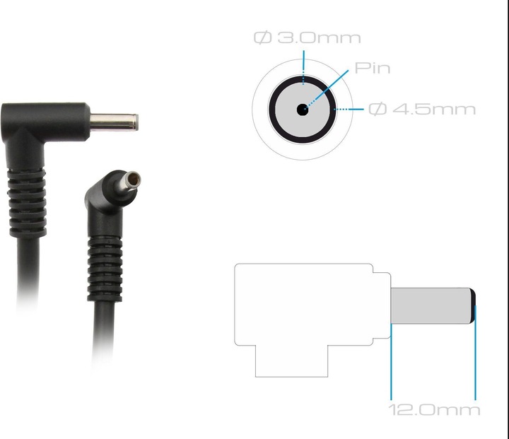Produktbild HP ZBook 230W Slim Smart 4,5mm AC Adapter (230 W)